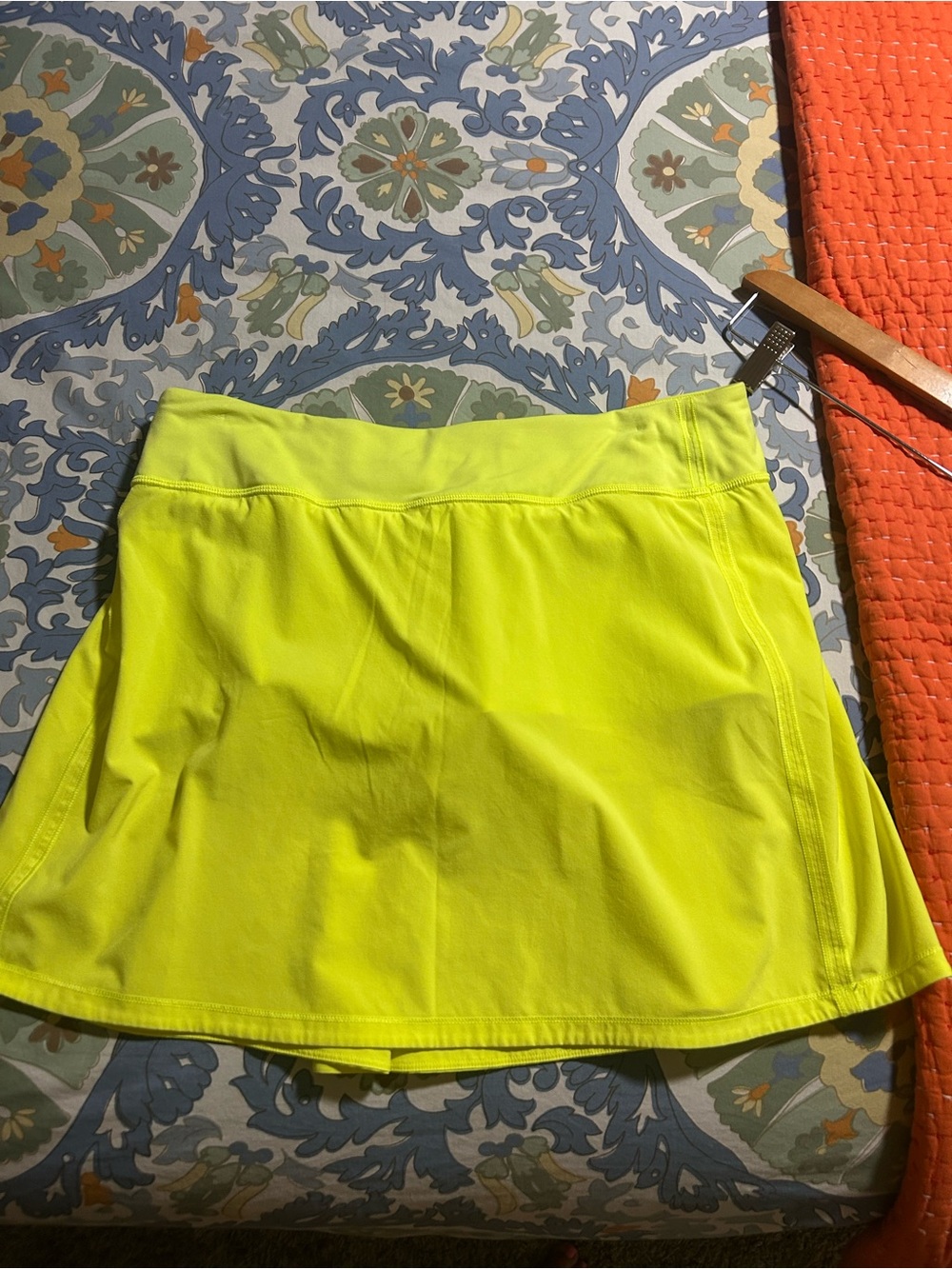 lululemon athletica Neon Yellow Athletic Skirt